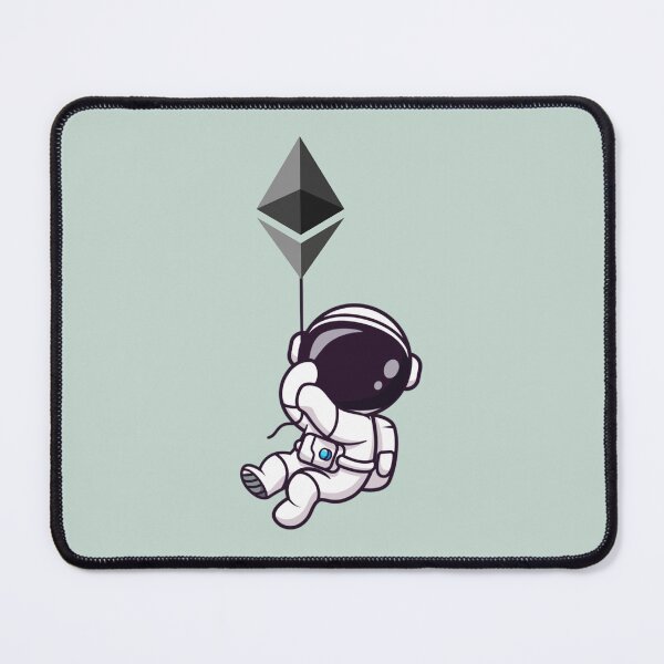 Item preview, ETH astronaut to the moon designed and sold by Crypmetal.