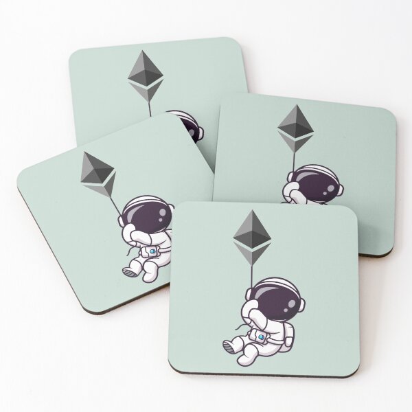 Item preview, ETH astronaut to the moon designed and sold by Crypmetal.