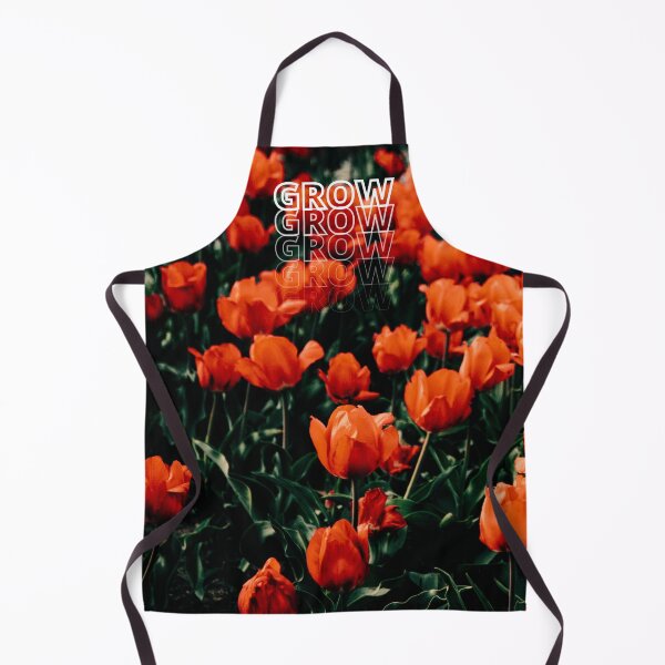 Item preview, GROW (above) - Bright Orange Flowers designed and sold by AliceSLee.