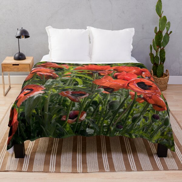 Item preview, Blood Red Backlit Poppies - rework designed and sold by Violaman.