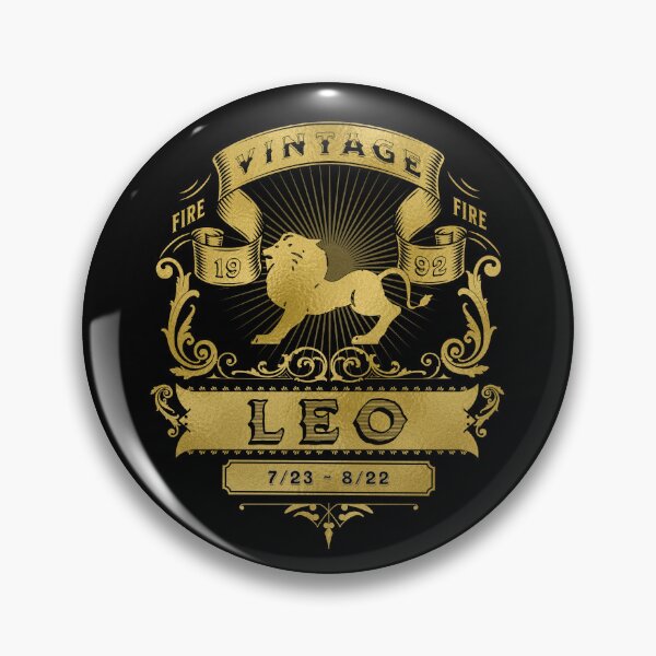 Item preview, The Zodiac Sign of Leo Golden Vintage 1992 designed and sold by rhombusOnion.