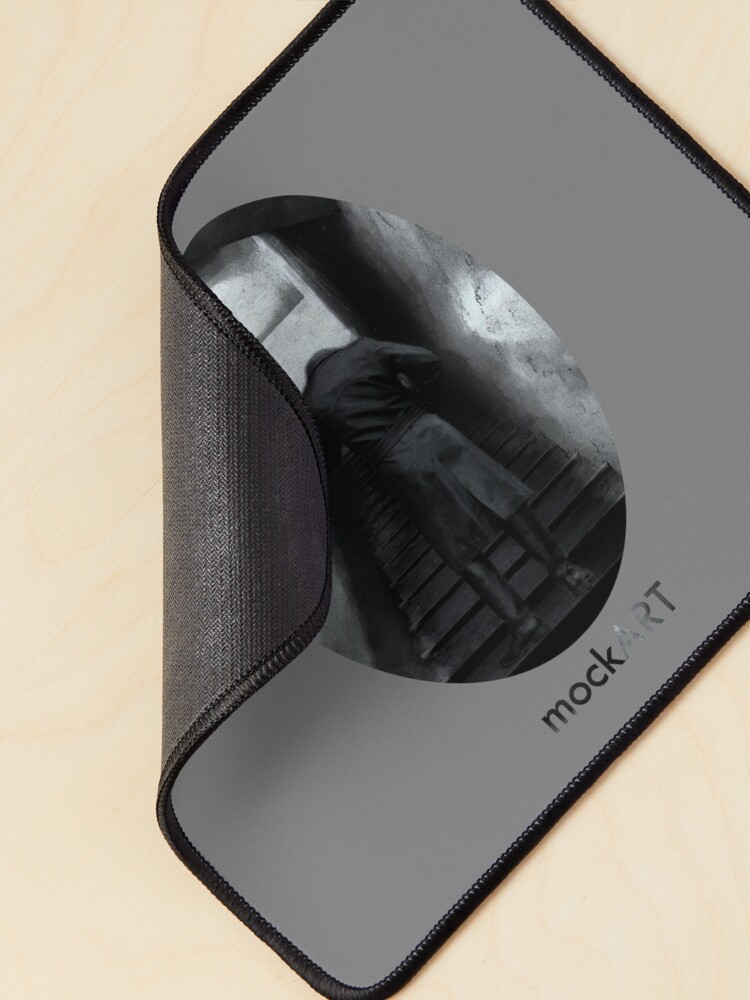 Thumbnail 2 of 5, Mouse Pad, mockART - Black Coat designed and sold by mockART.