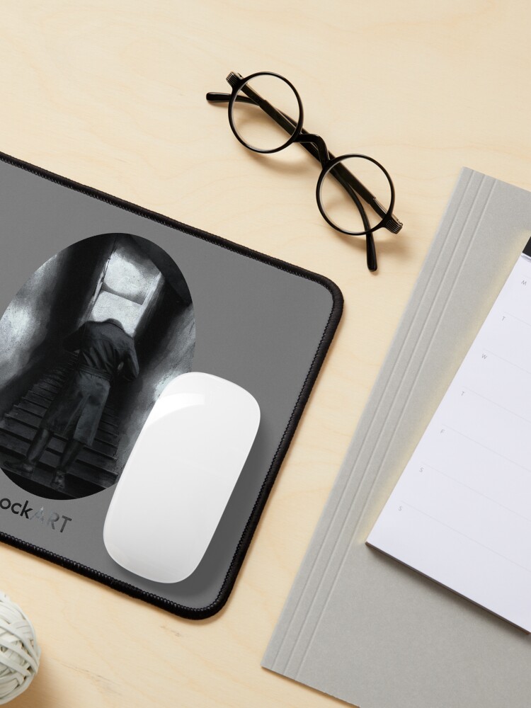 Thumbnail 3 of 5, Mouse Pad, mockART - Black Coat designed and sold by mockART.