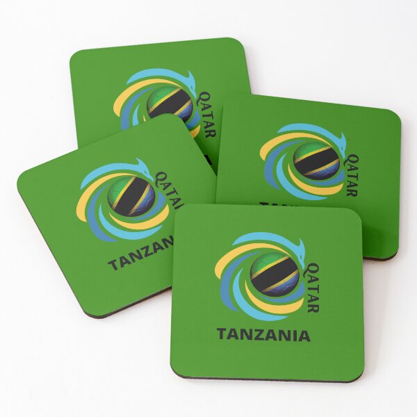 Item preview, Qatar Football soccer team Tanzania  designed and sold by DesignsbyMona.