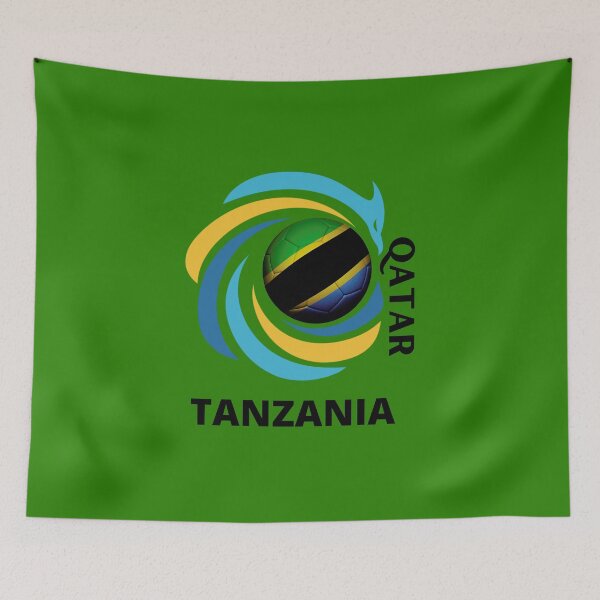 Item preview, Qatar Football soccer team Tanzania  designed and sold by DesignsbyMona.