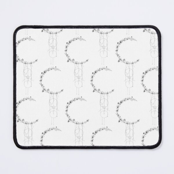 Item preview, dainty floral moon designed and sold by abby cartwright.
