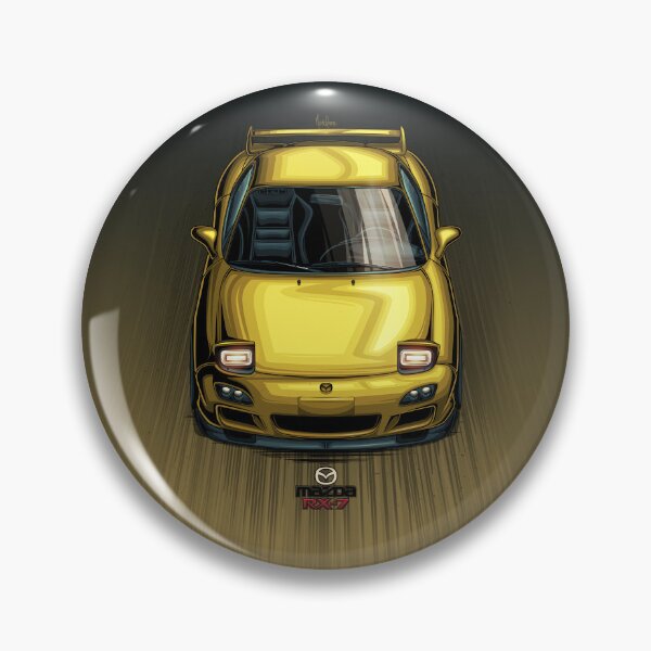 Item preview, Mazda RX-7 Yellow designed and sold by Racing Art Store.
