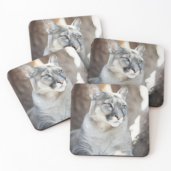 Item preview, Cougar Portrait designed and sold by HappyLifeCreate.