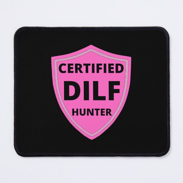 Item preview, Certified Dilf Hunter Ping Badge - Funny Meme designed and sold by Gilyglo.