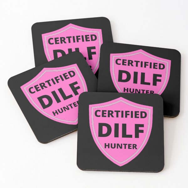 Item preview, Certified Dilf Hunter Ping Badge - Funny Meme designed and sold by Gilyglo.