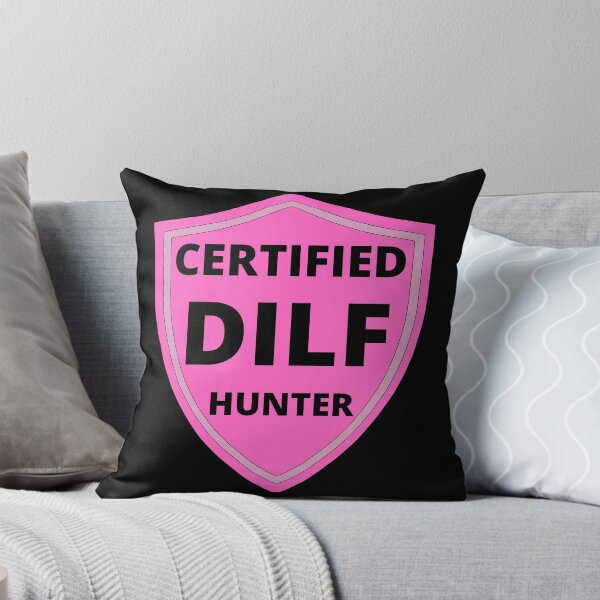 Item preview, Certified Dilf Hunter Ping Badge - Funny Meme designed and sold by Gilyglo.
