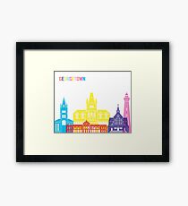 Georgetown skyline pop Framed Print