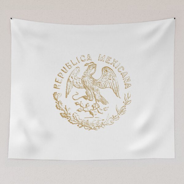 Item preview, REPUBLICA MEXICANA - Gold and White designed and sold by boltjesdesign.