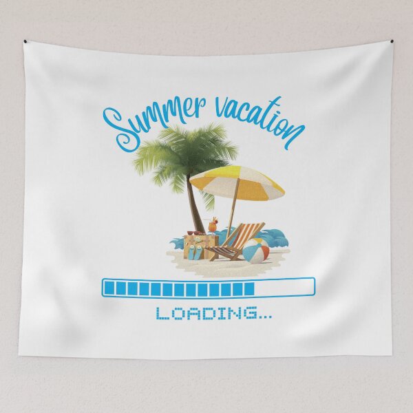 Item preview, Summer vacation loading designed and sold by SAJAMANIA.