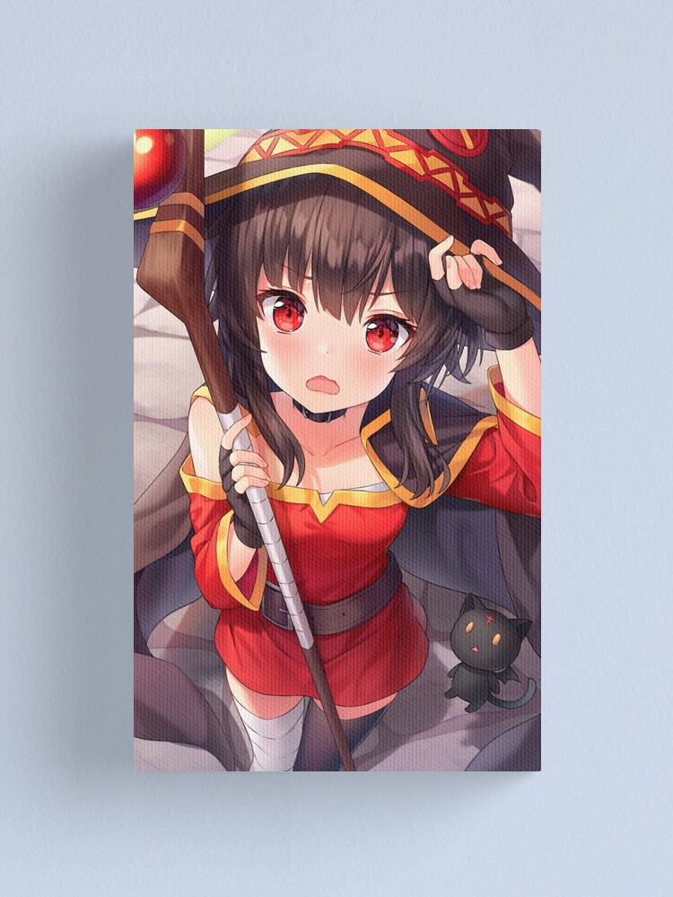 Megumin Butt Thicc Ass Thighs Konosuba Sexy Lewd Hentai Ecchi Anime Girl 14 Leinwanddruck 0655