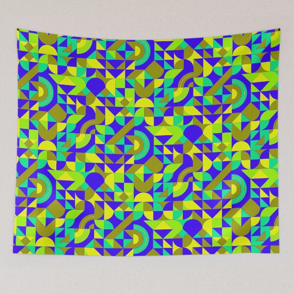 Item preview, geometric colorful patterns conceptual Art - Abstract Neo Geo graphic design designed and sold by Design Repo.