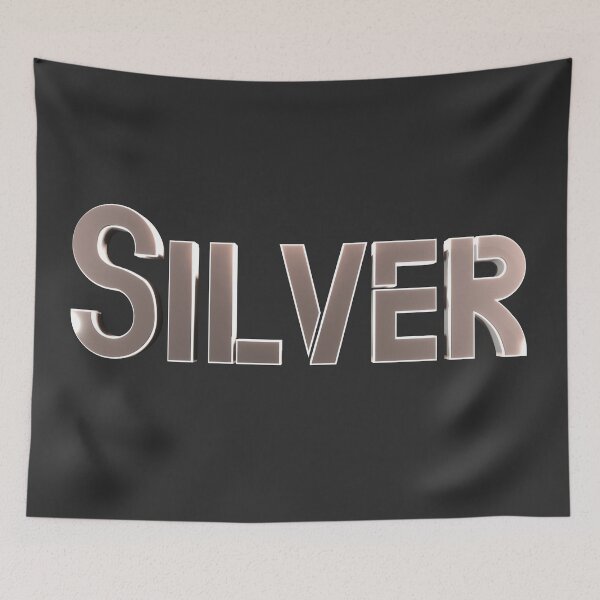 Item preview, Silver Stylized Text designed and sold by CGShirts.