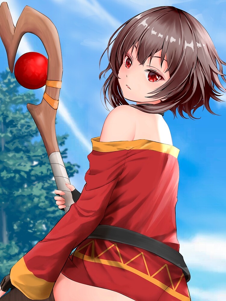 Megumin Butt Thicc Ass Thighs Konosuba Sexy Lewd Hentai Ecchi Anime Girl 17 Scarf By 0459