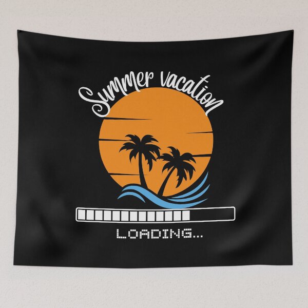 Item preview, Summer vacation loading designed and sold by SAJAMANIA.