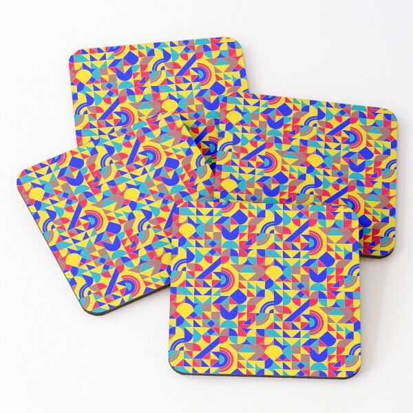 Item preview, geometric colorful patterns conceptual Art - Abstract Neo Geo graphic design designed and sold by Design Repo.