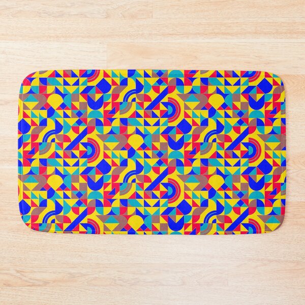 Item preview, geometric colorful patterns conceptual Art - Abstract Neo Geo graphic design designed and sold by Design Repo.
