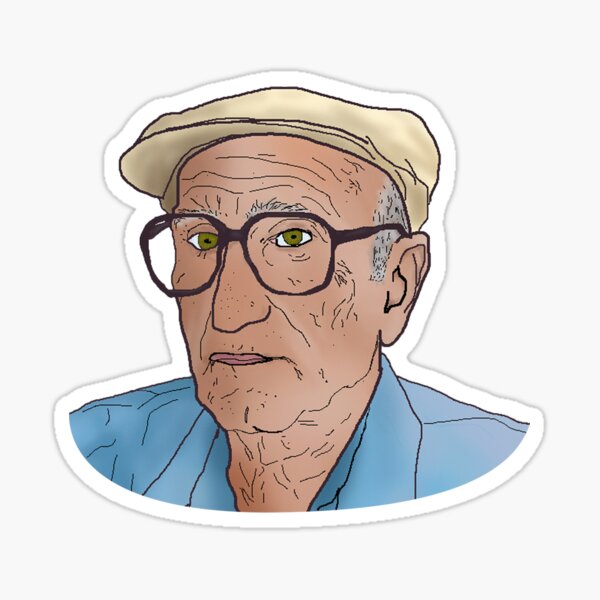 Item preview, Uncle Junior Soprano art designed and sold by McKeeverDesigns.