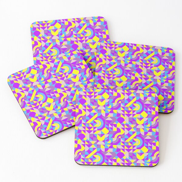 Item preview, geometric colorful patterns conceptual Art - Abstract Neo Geo graphic design designed and sold by Design Repo.