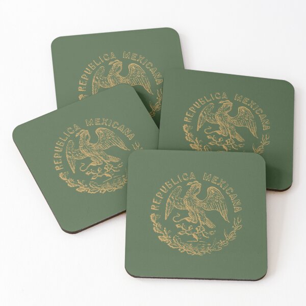 Item preview, REPUBLICA MEXICANA - Gold and Green designed and sold by boltjesdesign.