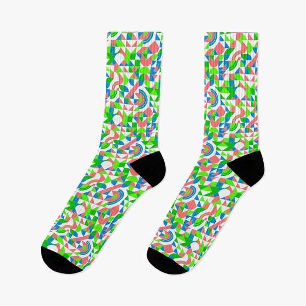 Item preview, geometric colorful patterns conceptual Art - Abstract Neo Geo graphic design designed and sold by Design Repo.
