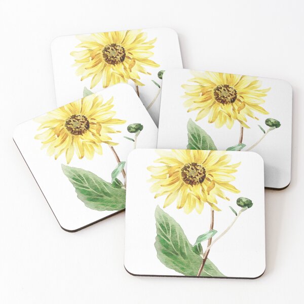 Item preview, Sunflower watercolour illustration designed and sold by Gerald Waters.