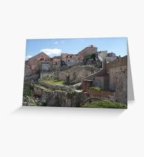 Dubrovnik, Croatia - extras from Game of Thrones Greeting Card
