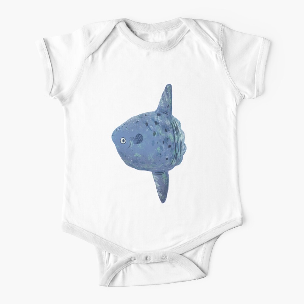 Baby Fishing Shirt Onesie Ocean - Lightweight Sun Shirt