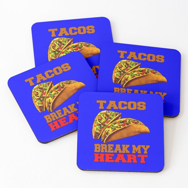 Item preview, Funny Taco Lover Tacos Break My Heart designed and sold by fantasticdesign.