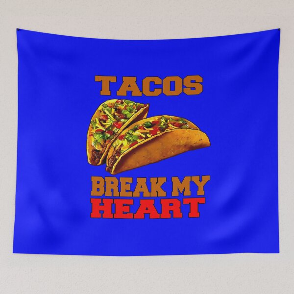 Item preview, Funny Taco Lover Tacos Break My Heart designed and sold by fantasticdesign.