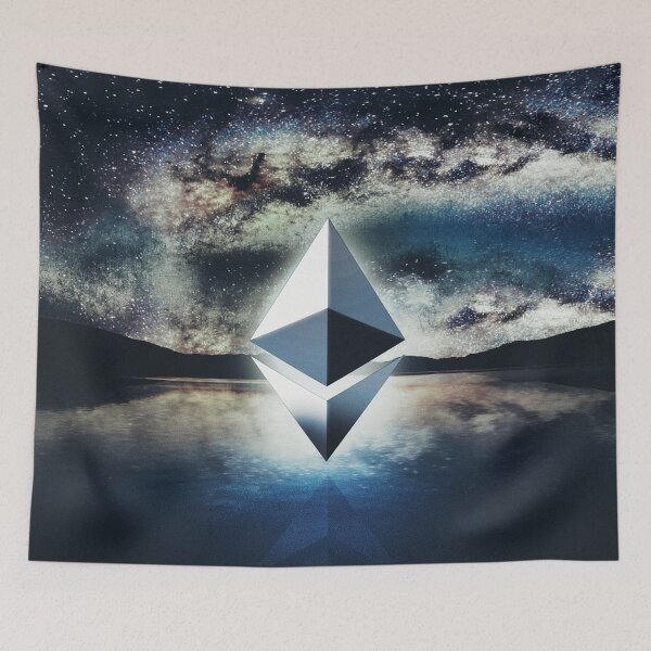 Item preview, Ethereum To the moon designed and sold by Crypmetal.