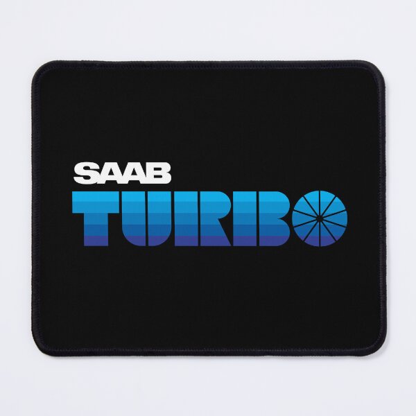 Item preview, SAAB Turbo retro look badge Blue stripes designed and sold by blackdogshop.