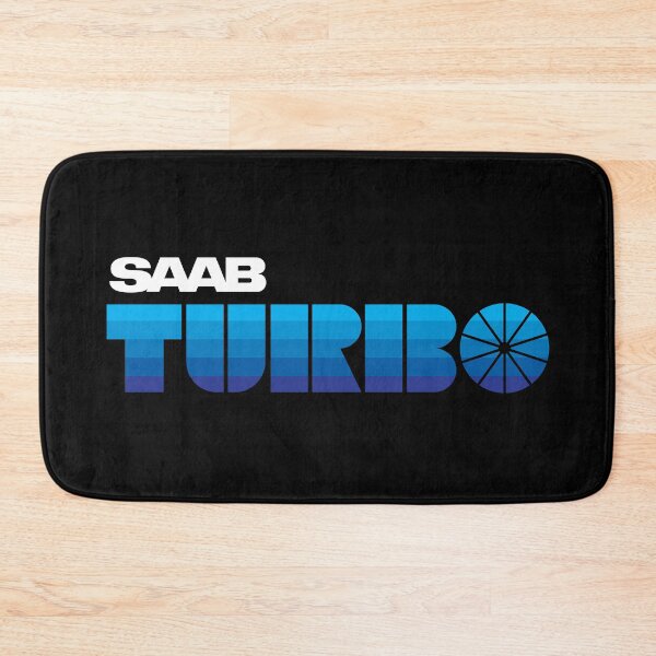Item preview, SAAB Turbo retro look badge Blue stripes designed and sold by blackdogshop.
