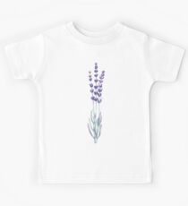 Camiseta para niños Lavanda acuarela