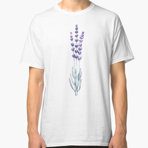 Watercolor lavender Classic T-Shirt
