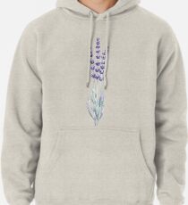 Sudadera con capucha Lavanda acuarela