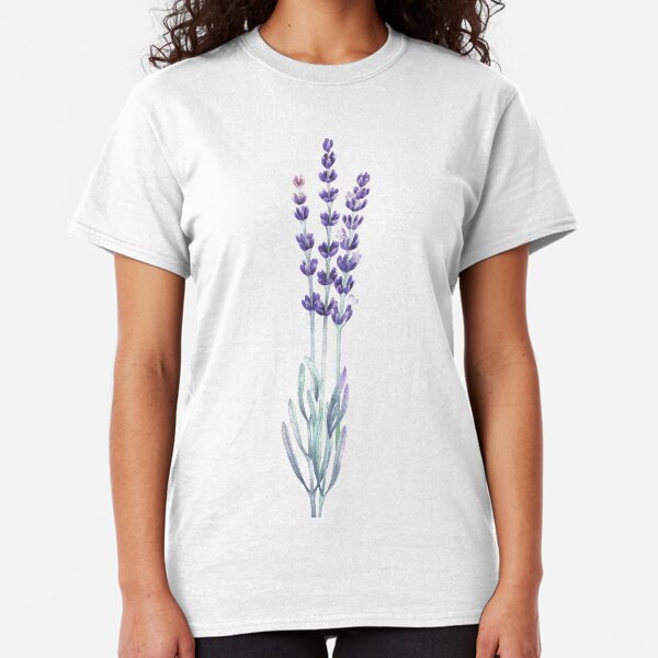 Watercolor lavender Classic T-Shirt