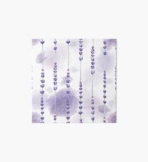 Watercolor lavender Art Board Print