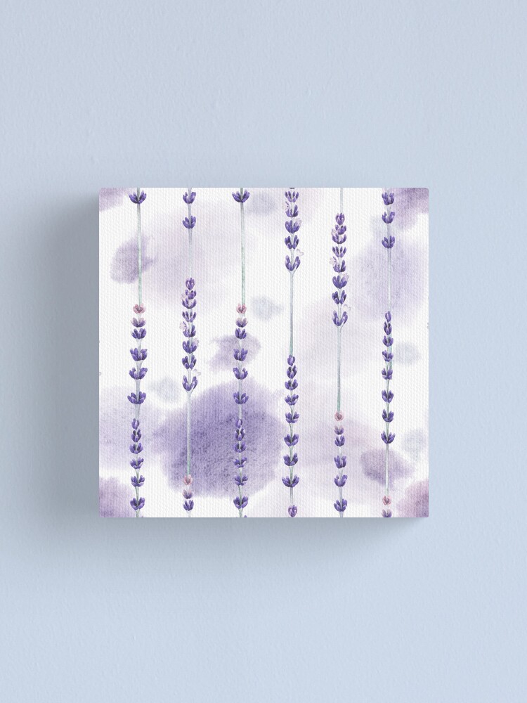 Alternate view of Watercolor lavender Canvas Print