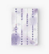 Watercolor lavender Hardcover Journal