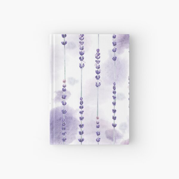 Aquarell Lavendel Notizbuch