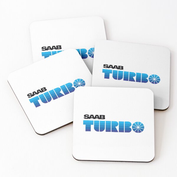 Item preview, SAAB Turbo retro look badge Blue stripes designed and sold by blackdogshop.