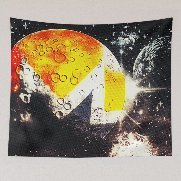 Item preview, Monero to the moon designed and sold by Crypmetal.