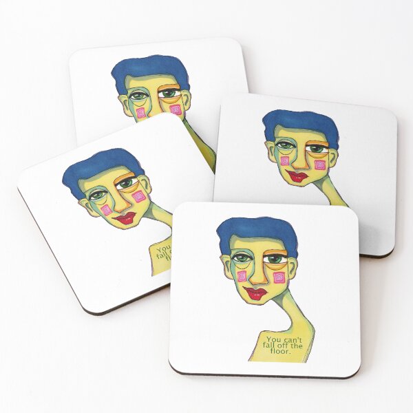 Item preview, Drawing illustration by denthe with funny quote about falling dentheART designed and sold by dentheART.