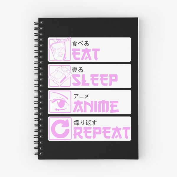 Item preview, Copy of eat, sleep, anime and repeat 2 designed and sold by cremadesign.