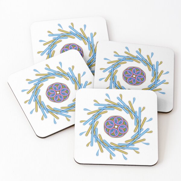 Item preview, Copy of Yellow and Blue Mandala, Abstract Art designed and sold by Meo Design.